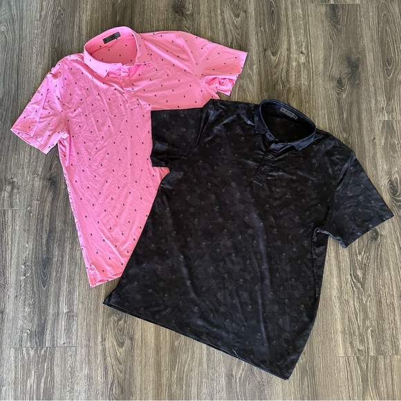 G/FORE Short Sleeve Golf Polos Bundle Set of 2 - Picture 1 of 4